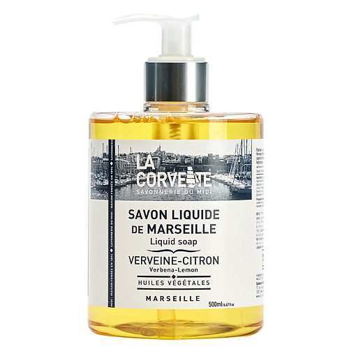 LA CORVETTE Мыло жидкое из Марселя для тела Вербена-Лимон Marseille Liquid Soap
