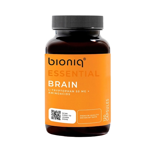 BIONIQ ESSENTIAL БРЭЙН – BRAIN L-Триптофан 50 mg Комплекс для повышения продуктивности мозга