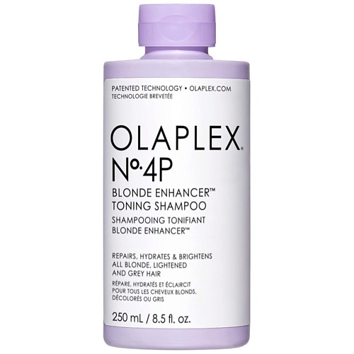OLAPLEX Шампунь тонирующий "Система защиты осветленных волос" No.4P Blonde Enhancer Toning Shampoo
