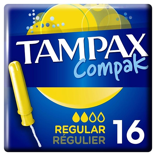 TAMPAX Тампоны с аппликатором Compak Regular
