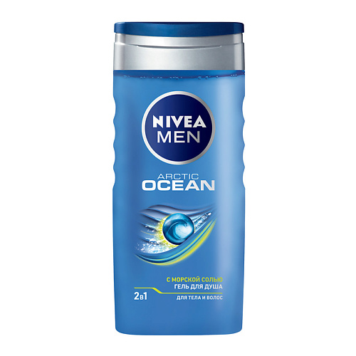 NIVEA MEN Гель для душа 2в1 "OCEAN" для тела и волос