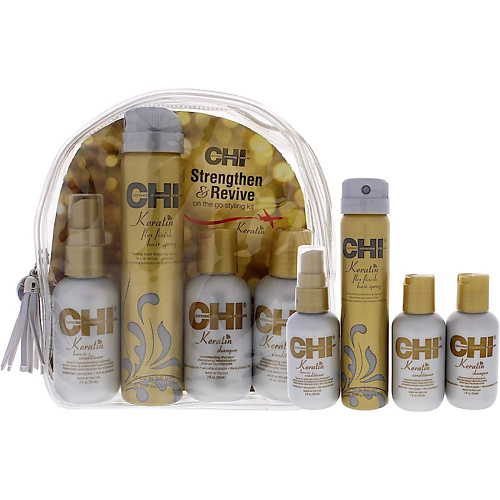 CHI Набор для волос Strengthen and Revive On The Go Styling Kit