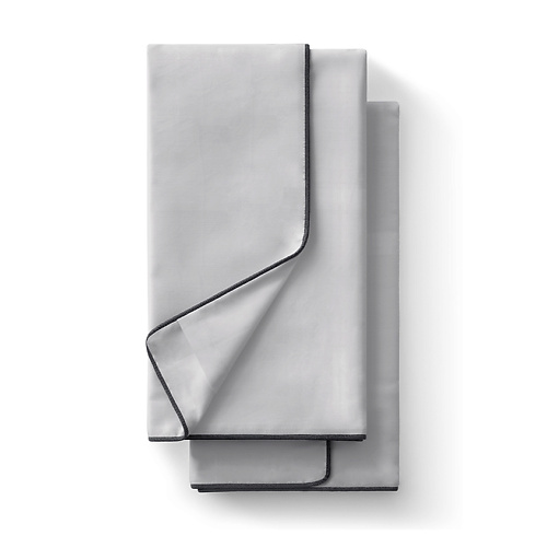 SOFT SILVER Набор наволочек Antibacterial Beauty Pillowcases, 70х70 см – 2 шт. Цвет: «Благородное серебро» (серый)