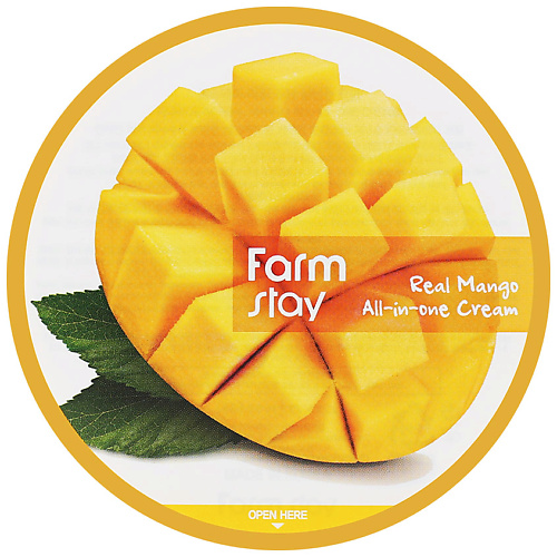 FARMSTAY Крем для лица и тела с экстрактом манго многофункциональный Real Mango All-In-One Cream