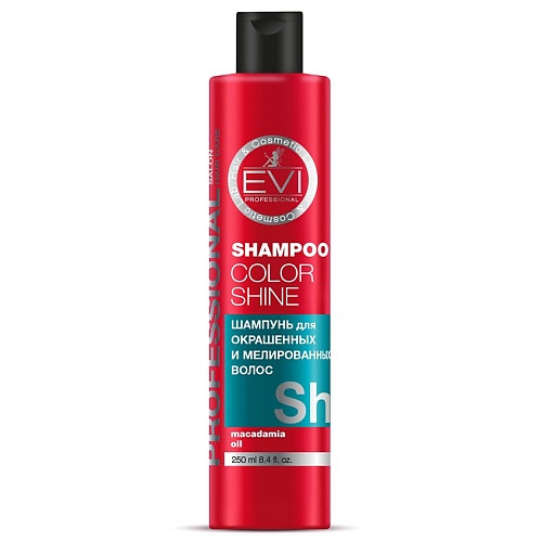 EVI PROFESSIONAL Шампунь "Интенсивный" уход для окрашенных и мелированных волос Professional Salon Hair Care Shampoo Color Shine