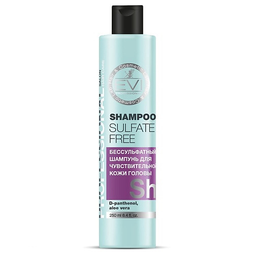 EVI PROFESSIONAL Шампунь для окрашенных волос "Бессульфатный" после кератинового выпрямления и ботокса Professional Salon Hair Care Shampoo Sulfate Free