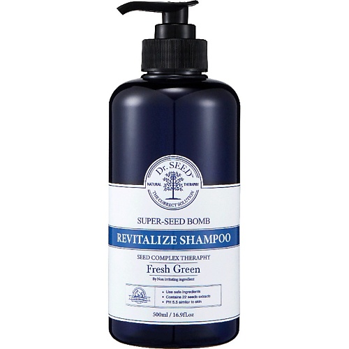 DR. SEED Шампунь для волос с ароматом зеленой свежести Revitalize Shampoo Fresh Green