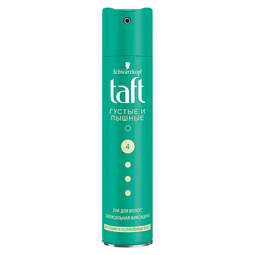 ТАФТ TAFT Лак для волос Густые и Пышные, для тонких и ослабленных волос, сверхсильная фиксация