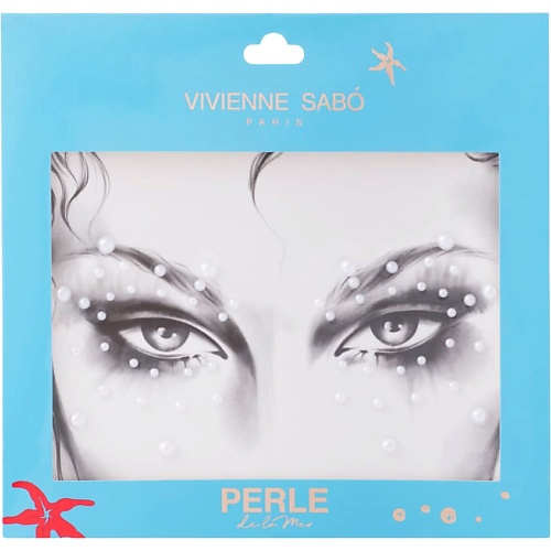 VIVIENNE SABO Декоративные наклейки для лица "Perle de la mer"