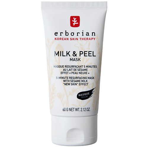 ERBORIAN Разглаживающая маска-пилинг Кунжутное молоко Milk & Peel