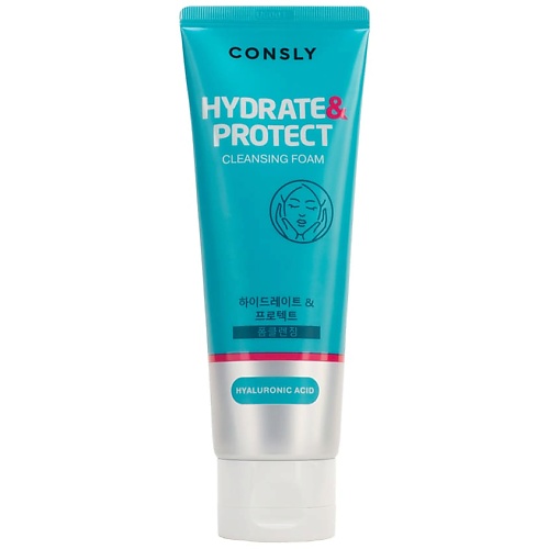 CONSLY Пенка для умывания увлажняющая с гиалуроновой кислотой Hydrate & Protect