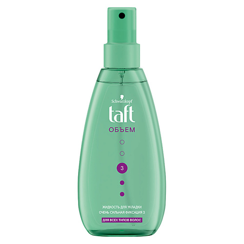 ТАФТ TAFT Жидкость для укладки волос "Сила объема" сверхсильной фиксации