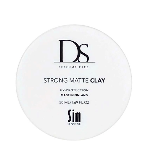 DS PERFUME FREE Воск для укладки волос сильной фиксации Strong Matte Clay