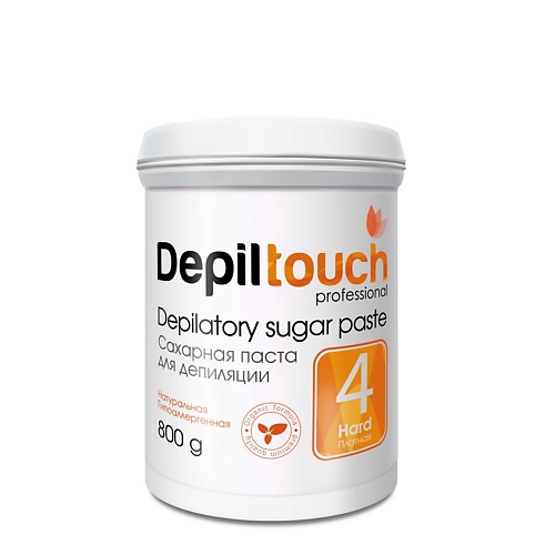 DEPILTOUCH PROFESSIONAL Сахарная паста для депиляции №4 плотная Depilatory Sugar Paste