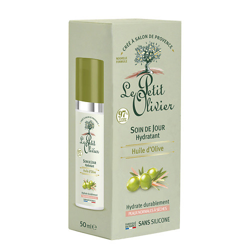 LE PETIT OLIVIER Крем для лица дневной увлажняющий с маслом Оливы Huile d'Olive Soin de Jour Hydratant