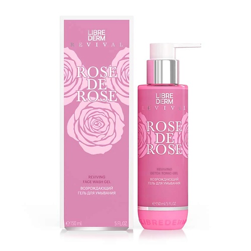 LIBREDERM Тоник - гель для лица детокс возрождающий Rose de Rose Reviving Detox Tonic Gel