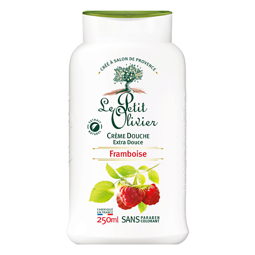 LE PETIT OLIVIER Крем для душа нежный Малина Framboise Crème Douche