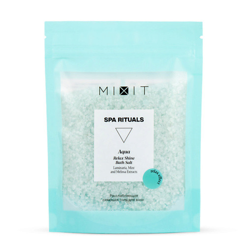 MIXIT Расслабляющая сияющая соль для ванн