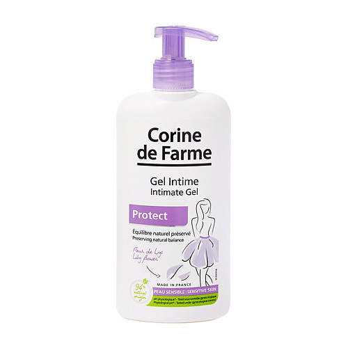CORINE DE FARME Гель для душа для интимной гигиены с пребиотиками Intimate gel Protect