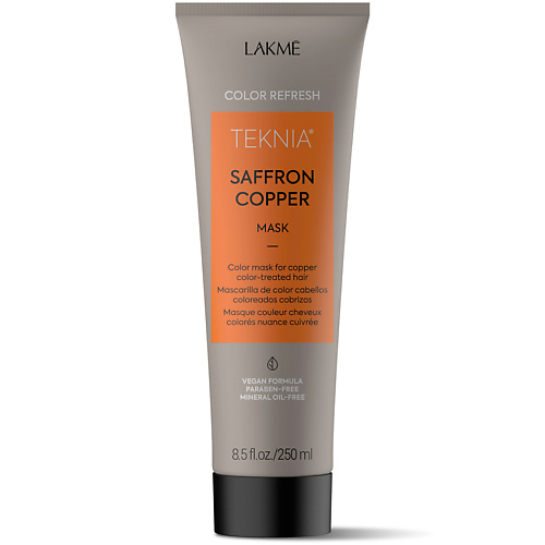 LAKME Маска для обновления цвета медных оттенков волос Teknia Color Refresh Saffron Copper Mask