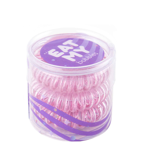 EAT MY Резинка для волос в цвете "Клубничный леденец", мини упаковка Strawberry Pop