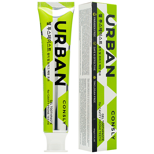 CONSLY Зубная паста гелевая реминерализующая Urban Gel Toothpaste