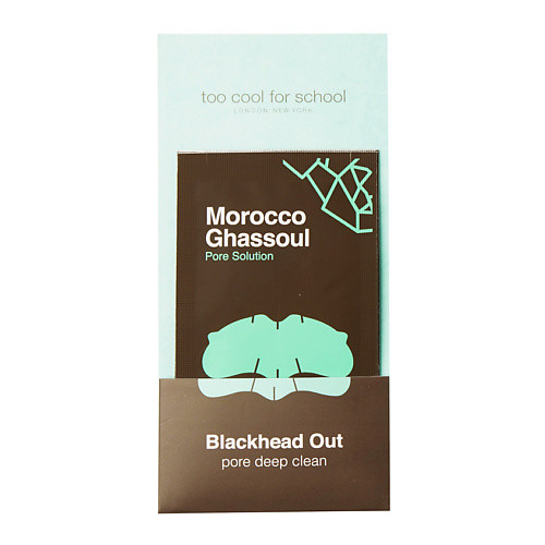 TOO COOL FOR SCHOOL Набор очищающих полосок для носа против черных точек Morocco Ghassoul