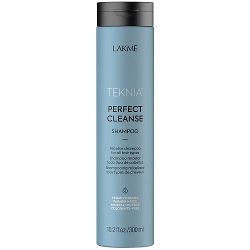 LAKME Шампунь для глубокого очищения волос мицеллярный Teknia Perfect Cleanse Shampoo