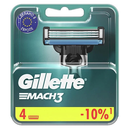 GILLETTE Сменные кассеты для бритья Mach3