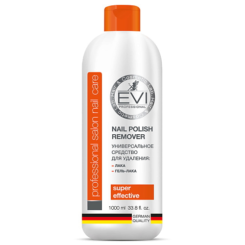 EVI PROFESSIONAL Средство для снятия лака и гель-лака Professional Salon Nail Care Nail Polish Remover