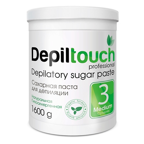 DEPILTOUCH PROFESSIONAL Сахарная паста для депиляции №3 средняя Depilatory Sugar Paste