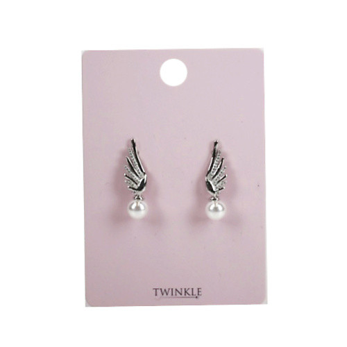 TWINKLE Серьги Pearl+Wings