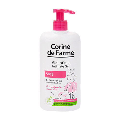 CORINE DE FARME Гель для душа для интимной гигиены ультрамягкий Intimate gel Soft