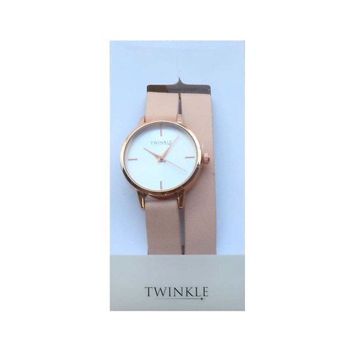 TWINKLE Наручные часы с японским механизмом, модель: "Pink Double Belt" марки TWINKLE