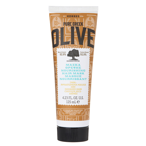 KORRES Маска для питания волос Pure Greel Olive Hair Mask