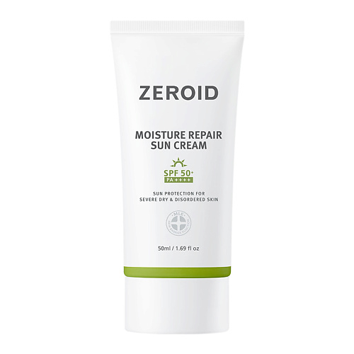 ZEROID Увлажняющий солнцезащитный крем для сухой кожи SPF 50+ Moisture Repair Sun Cream