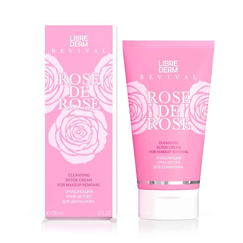 LIBREDERM Крем - детокс для лица очищающий Rose de Rose Cleansing Detox Cream for Makeup Removal