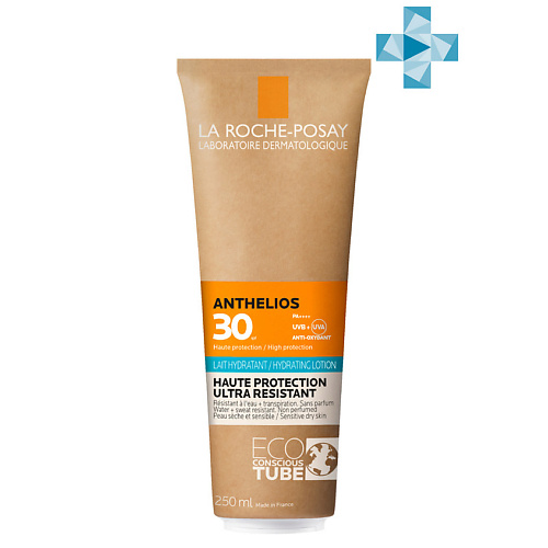 LA ROCHE-POSAY Anthelios Солнцезащитное увлажняющее молочко для лица и тела SPF 30+/ PPD 14