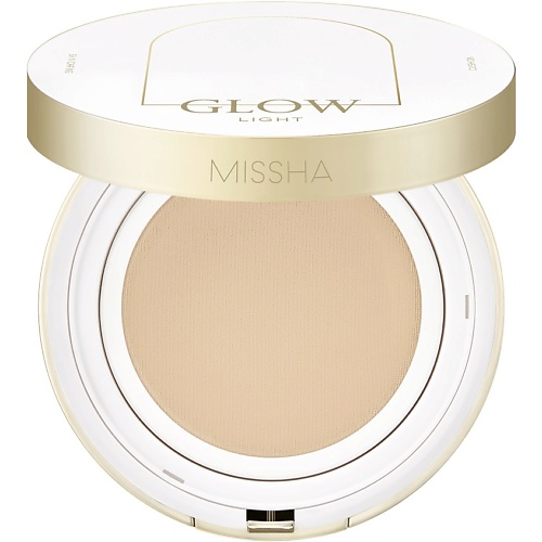 MISSHA Тональный кушон Glow Cushion Light с коллагеном