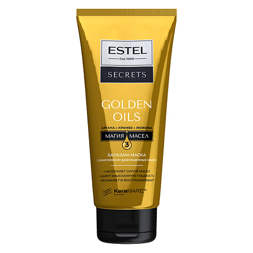 ESTEL PROFESSIONAL Бальзам-маска c комплексом драгоценных масел для волос Golden Oils