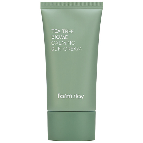 FARMSTAY Крем для лица солнцезащитный с экстрактом чайного дерева Tea Tree Biome Calming Sun Cream SPF50+/PA++++