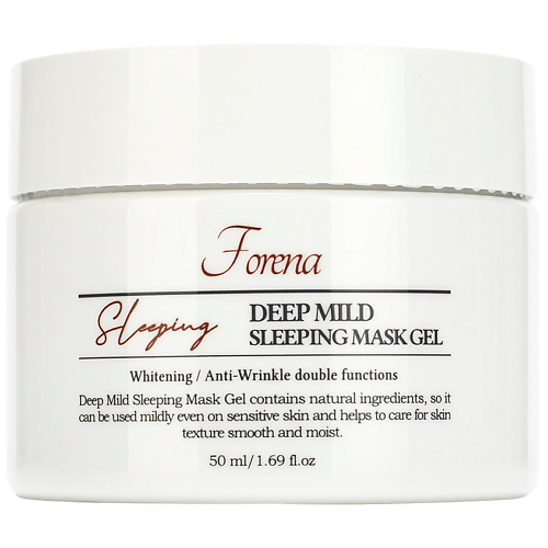 FORENA Маска для лица ночная увлажняющая Deep Mild Sleeping Mask Gel