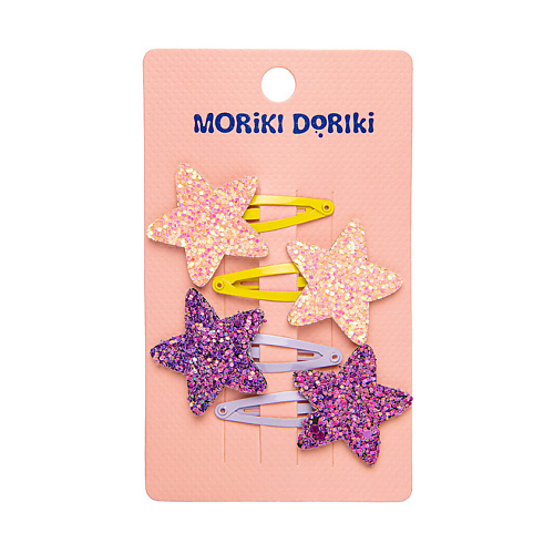 MORIKI DORIKI Детские заколки для волос "Сияющие звездочки"