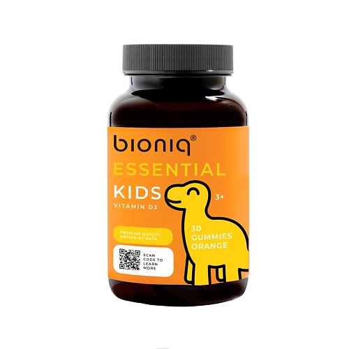 BIONIQ ESSENTIAL Витамин Д3 для детей со вкусом апельсина KIDS