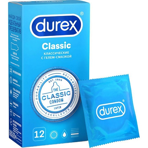 АПТЕКА Презервативы Дюрекс/Durex классик N12