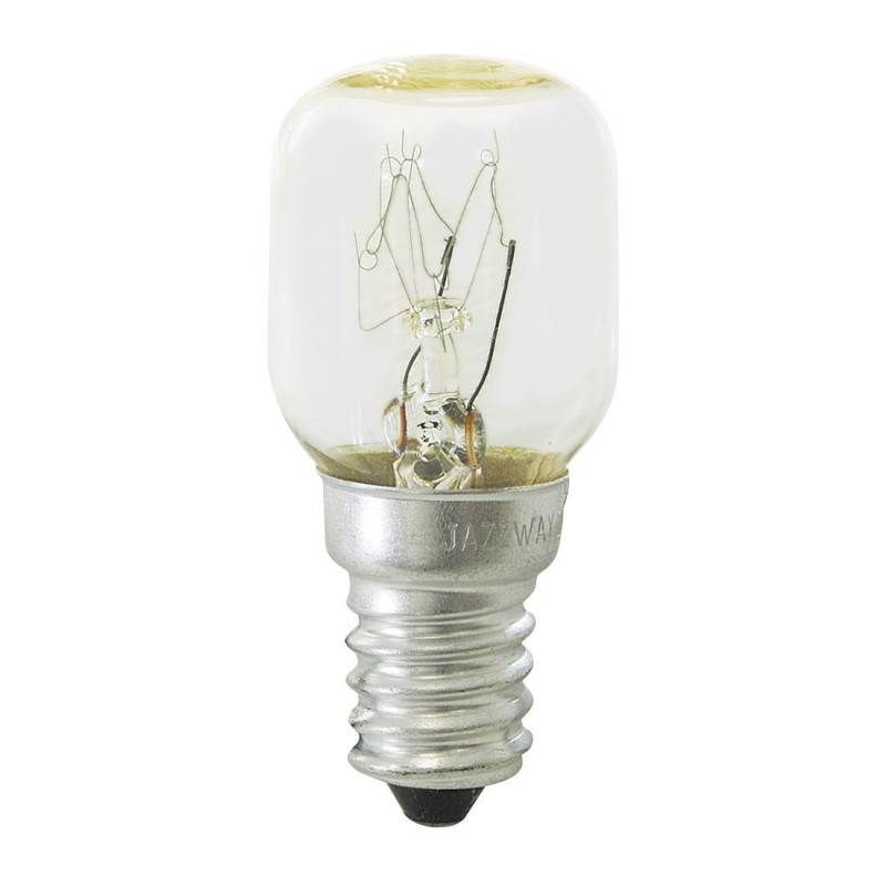 Лампа накаливания для холодильника Jazzway E14 15W 2700K прозрачная 3329143