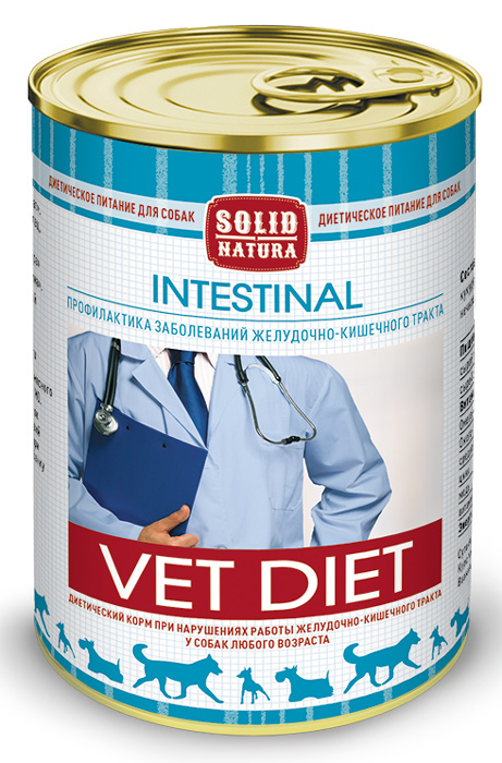 Влажный корм Solid Natura VET Intestinal диета для собак 0,34 кг