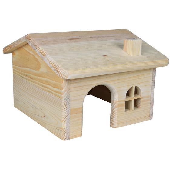Домик для грызунов Trixie деревянный для хомяков бежевый 15x11x15