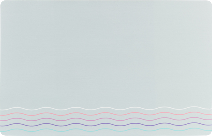 Коврик Trixie под миску с рисунком "Волны" для собак серый 44x28