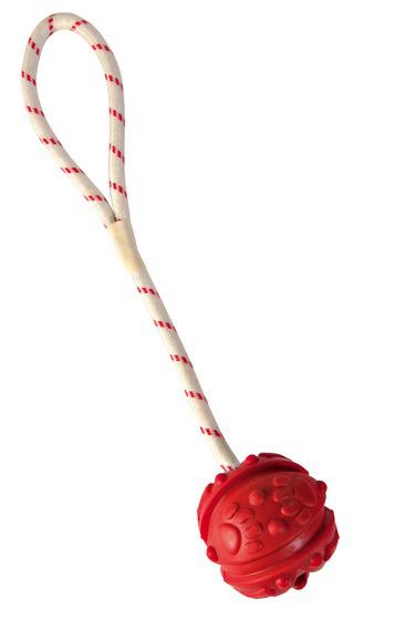 Метательная игрушка для собак Trixie Мяч на веревке 35x7